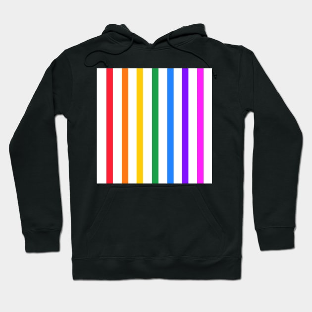 Bright rainbow stripes Hoodie by bettyretro